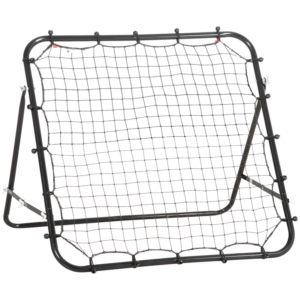 Rebounder Net Goal for Kids Adults Baseball Football Training Black