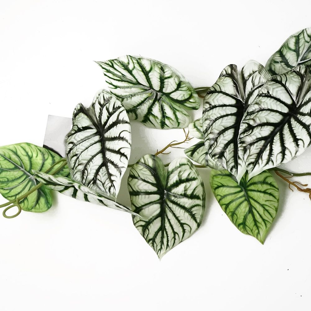 6-Pack: 120cm Fake Alocasia Dragon Scale Trailing Plants