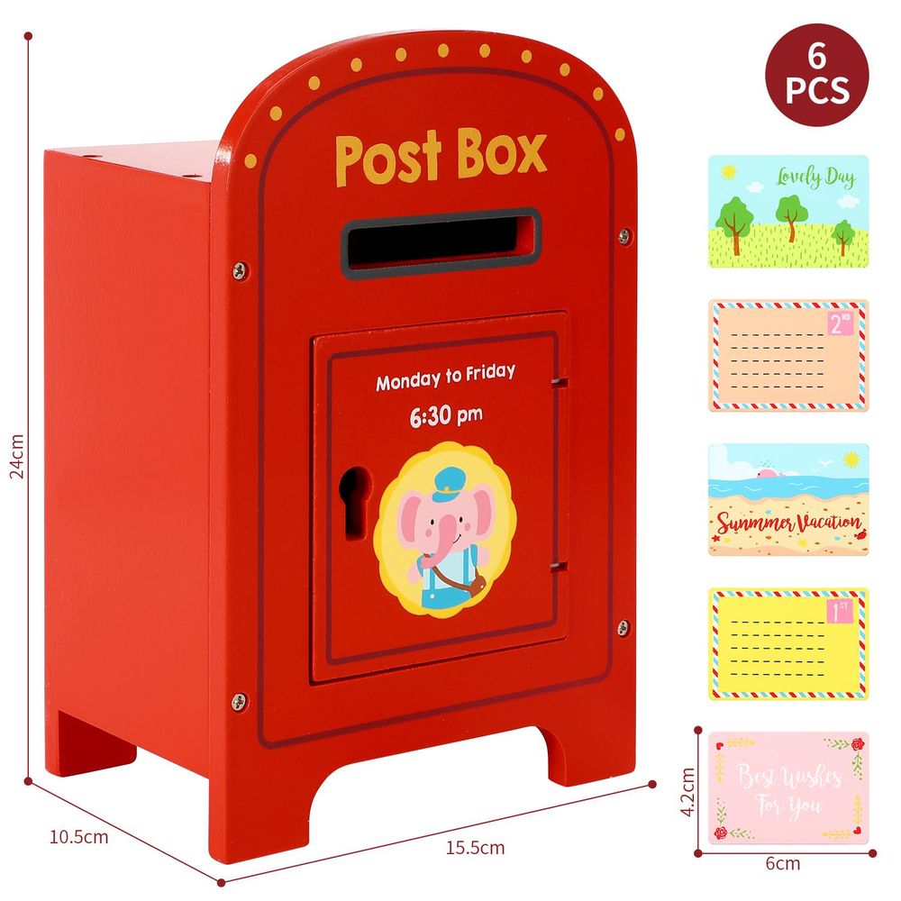 Wooden Elephant Postbox - Role Play Toy