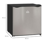 Counter Top Fridge - 46L with Chiller Box, Silver