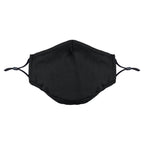 Triple Layer Reusable Cotton Face Mask - Black