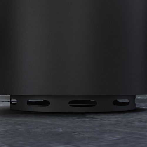 48.5cm Smokeless Wood Burning Firepit Metal Fire Pit, Black