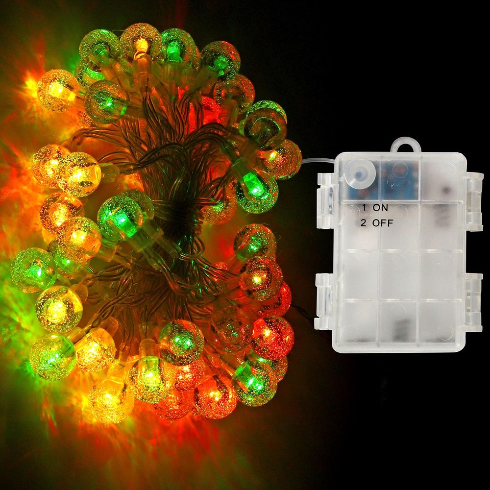 Globe Fairy String Lights - 26ft, 60LED, Waterproof, 7 Lighting Modes - for any occasion!