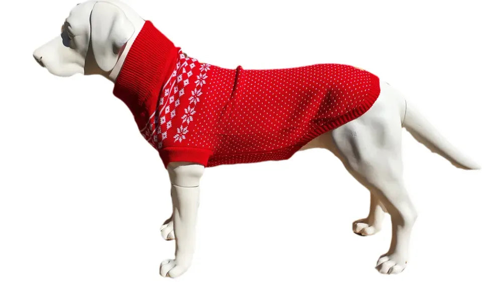 The Bailey Fair Isle - White on Red - Pre-order Now