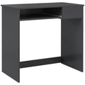 Compact Computer Table, Grey: Space-Saving, Durable, Stylish - Ideal for Study, Office, or Bedroom