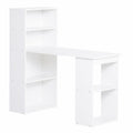 Computer Desk, 120Lx55Dx120H cm-White