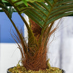 Artificial Palm Tree - Realistic 8-Leaf Design, 60cm Tall, Nursery Pot Included