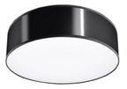 ARENA 35 Black Round Ceiling Lamp - Loft Design LED E27 - Lighting Solution