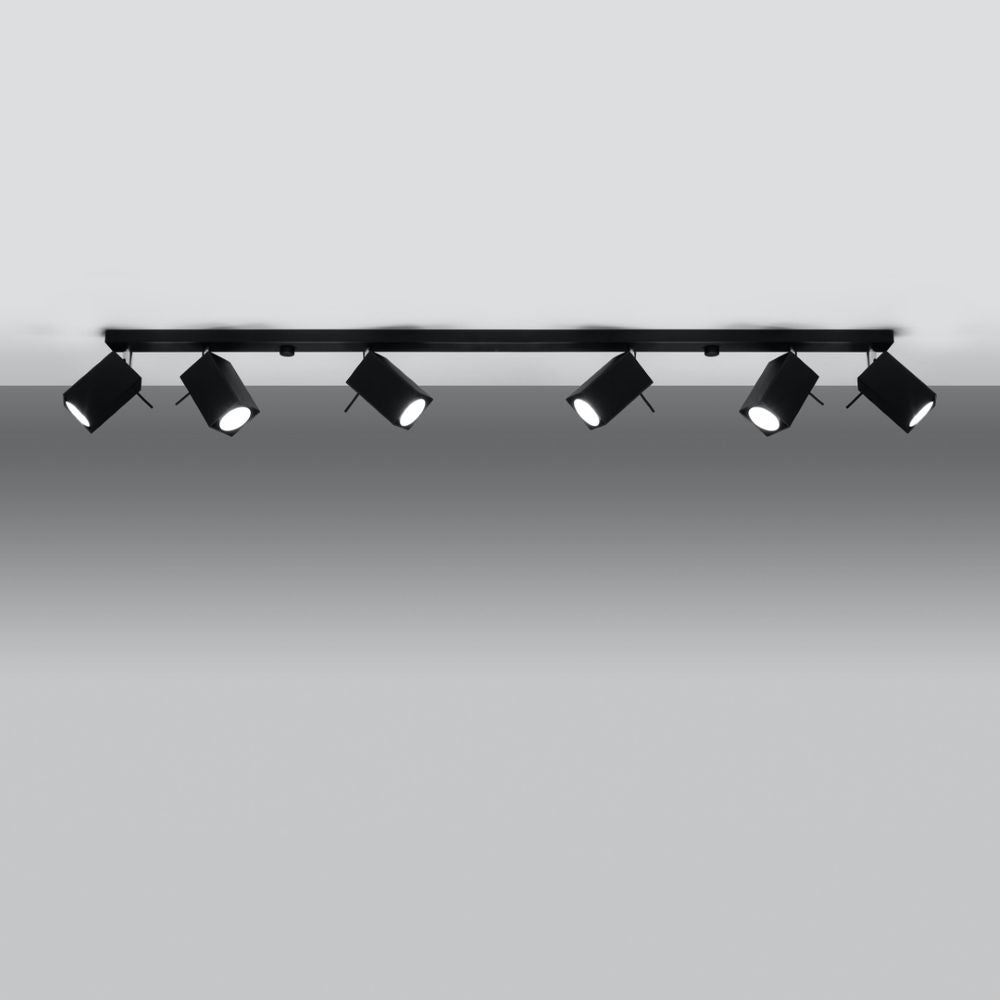 Steel Ceiling Lamp - Modern Design, GU10 Bulb - Industrial Style Décor - Best Value