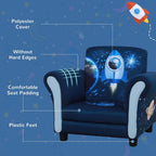 Child Armchair Kids Mini Sofa Chair with Armrest for 3-6 Years Old Blue