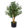 65cm Luxury Artificial Olive Tree Bush Range