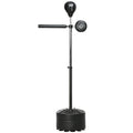 Adjustable Speed Bag: Boxing Bag with Stand, Bar, Black - Improve Timing, & Accuracy