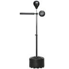 Adjustable Speed Bag: Boxing Bag with Stand, Bar, Black - Improve Timing, & Accuracy