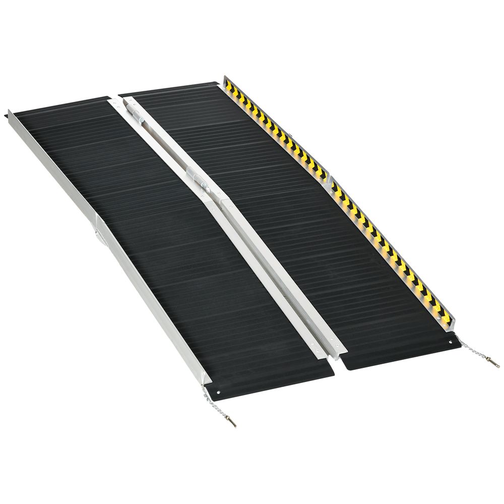 Folding Aluminium Wheelchair Ramp 152x73cm 272KG Capacity for Home