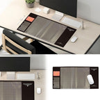 Multifunctional & Eco-friendly Office Desk Mouse Mat - Brown