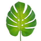 Artificial Monstera Leaf - 55cm Single Stem - Realistic and Versatile Decoration