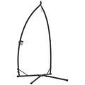 Hammock Chair Stand, Steel Frame Hammock Stand Only, Black