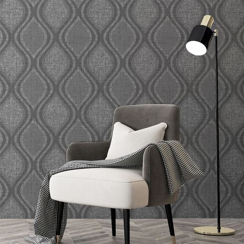 Curve Charcoal Wallpaper sw6 wallpaper