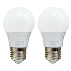 E27 5W Energy Saving Warm White LED Light Bulbs A60 E27 Screw-in non dimmable bulbs Pack 2