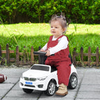 Stylish Red Ride-On Car for Baby & Toddler - Foot to Floor - Anti-Overturning - Under-Seat Storage