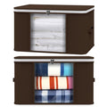 2Pk Large Storage Bags Brown