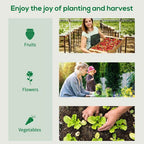 Walk-in Garden Greenhouse - Steel Frame, Roll Up Door, Weatherproof, Portable - 200x76x168cm