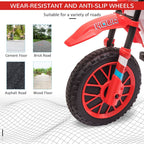 Electric Ride-On Motorbike for Kids - Training Wheels - Ages 3-5 - Red