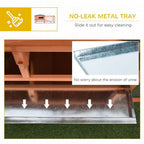 Wooden Rabbit Hutch 2 Tier Large Coop Run - Durable, Spacious, Versatile