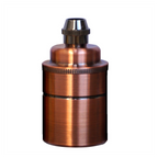 Vintage Copper E27 Socket Light Bulb Holder - Professional Quality - Easy Installation
