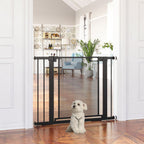 Pressure Fit Safety Gate, Auto Close, 75-103 cm, Black