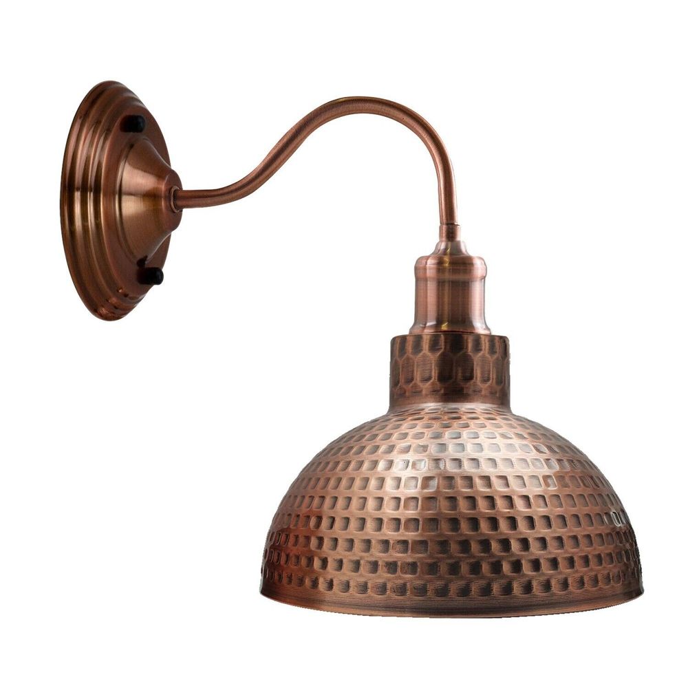 Retro Copper Wall Lights & Lamps - Antique Brass & Copper Sconces ~3678
