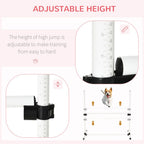 Dog Agility Training Equipment Height Adjustable Jump Hurdle Set of 4 w/ Carrying Bag