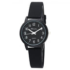 Sports Black Silicone Watch - Bold & Bright Colors - Soft Strap