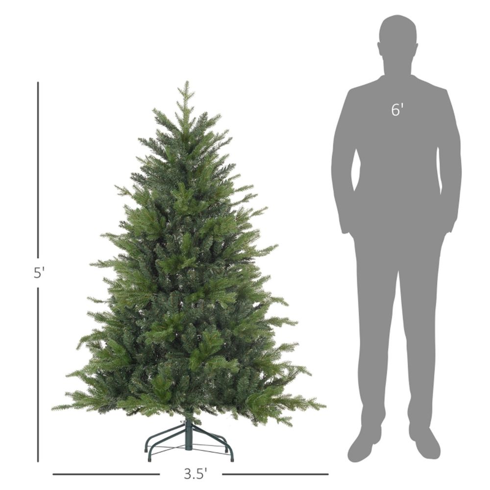 5 Ft Christmas tree - Artificial with Authentic look - Green