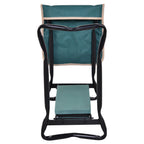 Comfortable Green Garden Kneeler Seat - Steel Frame, Pouch Included