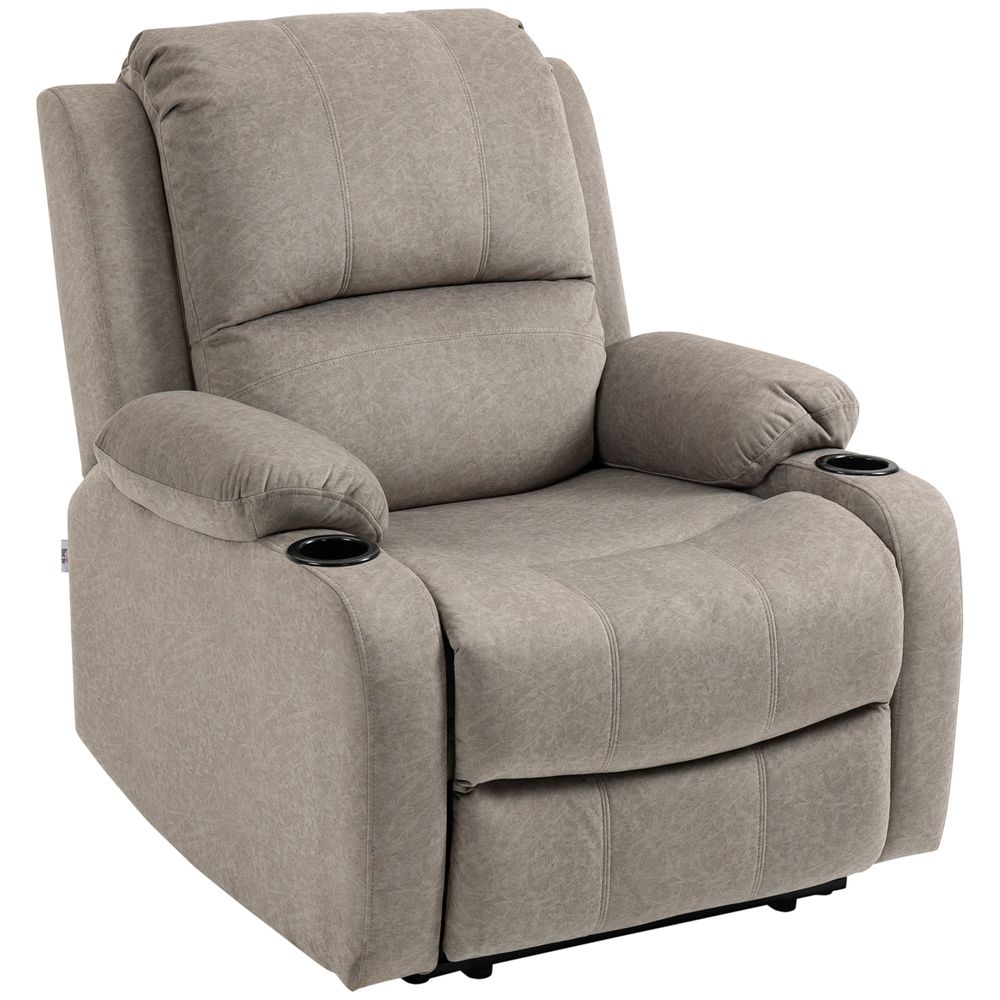 Recliner Armchair - Comfy & Stylish, with Cup Holder
