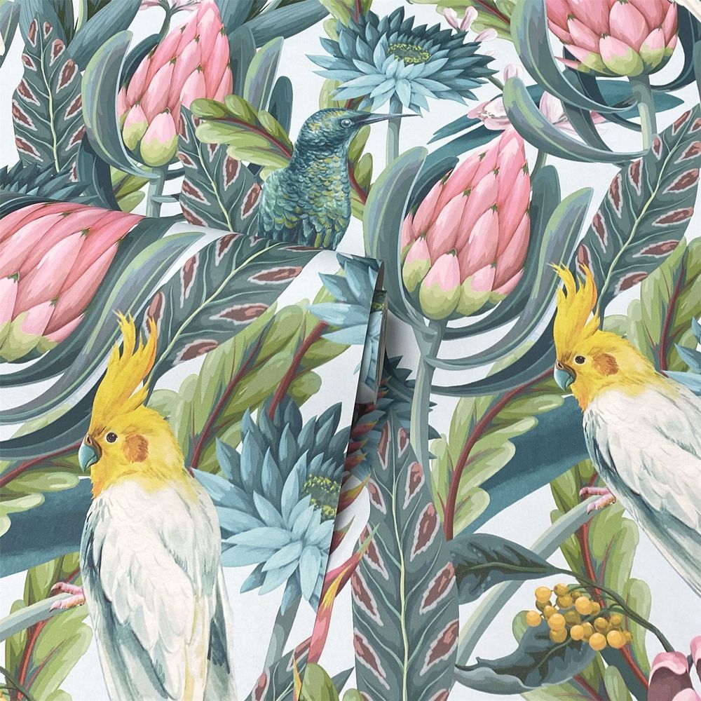 Rainforest Escape Green Pink