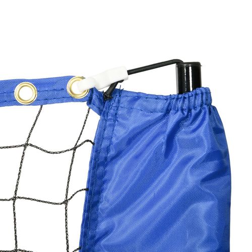 4m Badminton Net, Adjustable Sports Net for Tennis, Volleybal, Blue