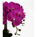 85cm Dark Pink Artificial Deluxe Orchid - and Exquisite Craftsmanship