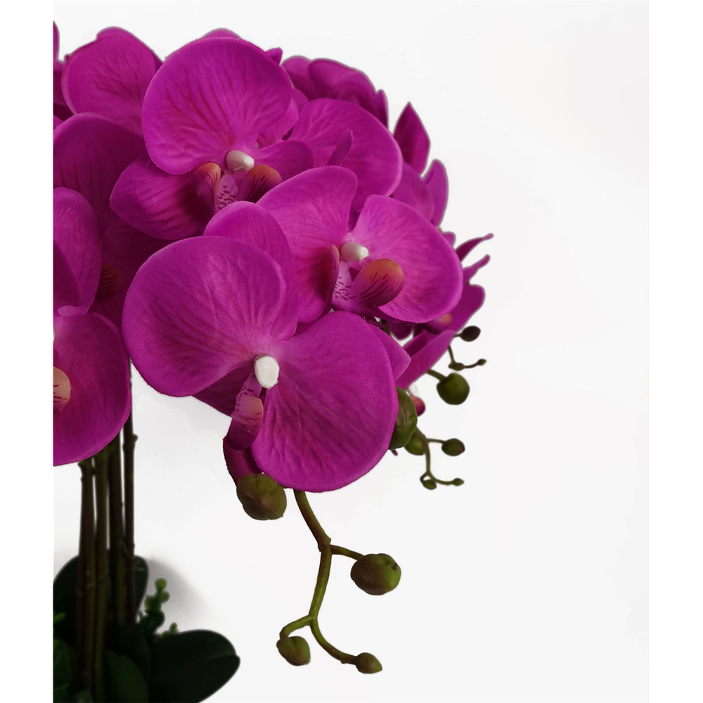 85cm Dark Pink Artificial Deluxe Orchid - and Exquisite Craftsmanship
