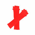 Flo Foot Alignment Socks - Relieve Foot Pain, Red Color. Quality Product, One Size Fits All.