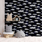 Stars & Clouds Navy - Attention to Detail