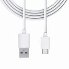GVC USB to Type C Cable, Fast Charging & Syncing, 3M - White