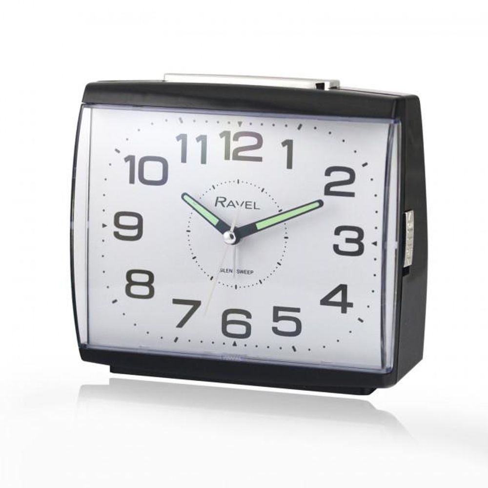 Large Square Retro Bedside Quartz Alarm Clock.3