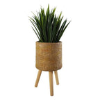 54cm x 30cm Rattan Effect Composite Large Planter