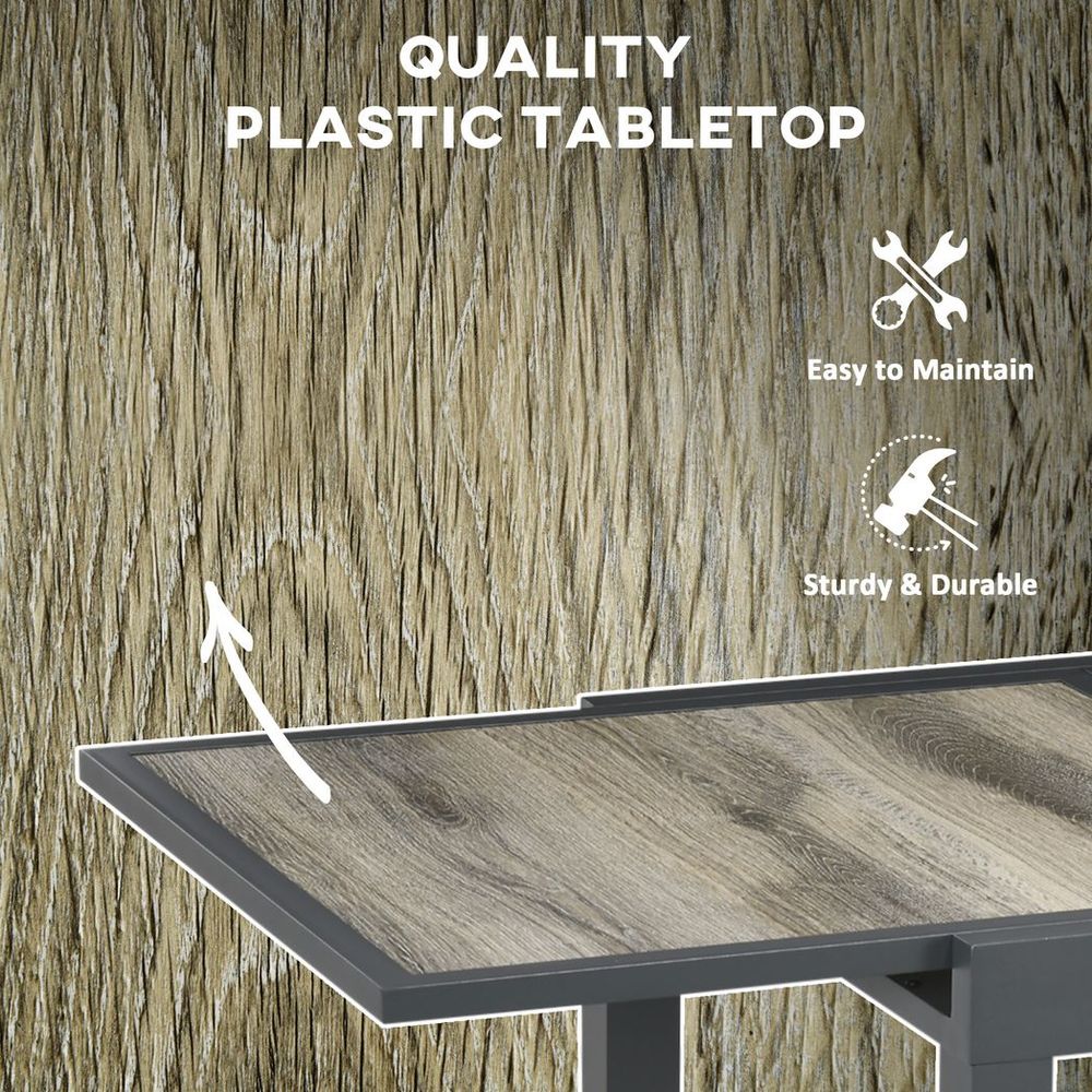 Extendable Outdoor Dining Table - Aluminium Rectangular Patio Table