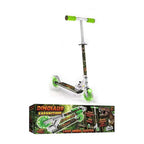 Ozbozz Dinosaur Scooter 2 Wheel - Foldable & Lightweight with Non-Light Up Wheels