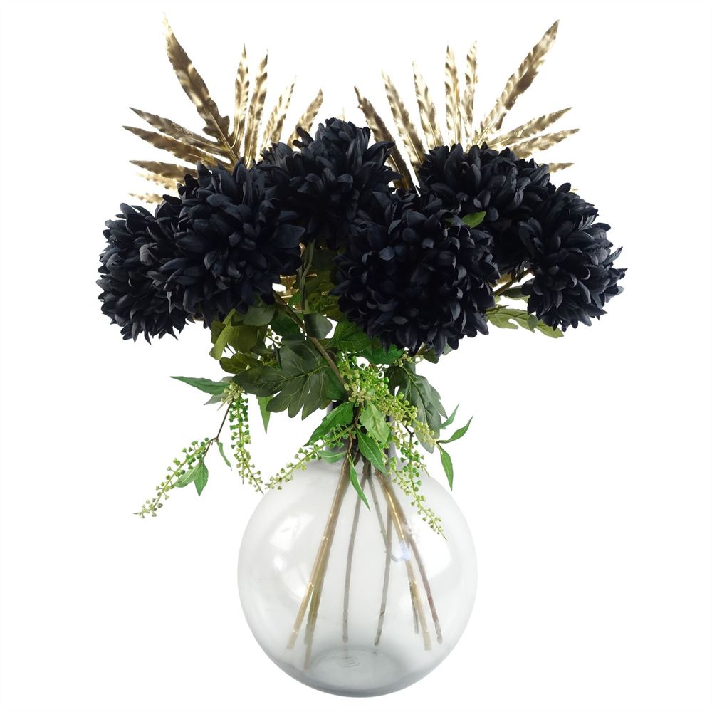Artificial Palm Leaf - Gold, 95cm, Pack of 6