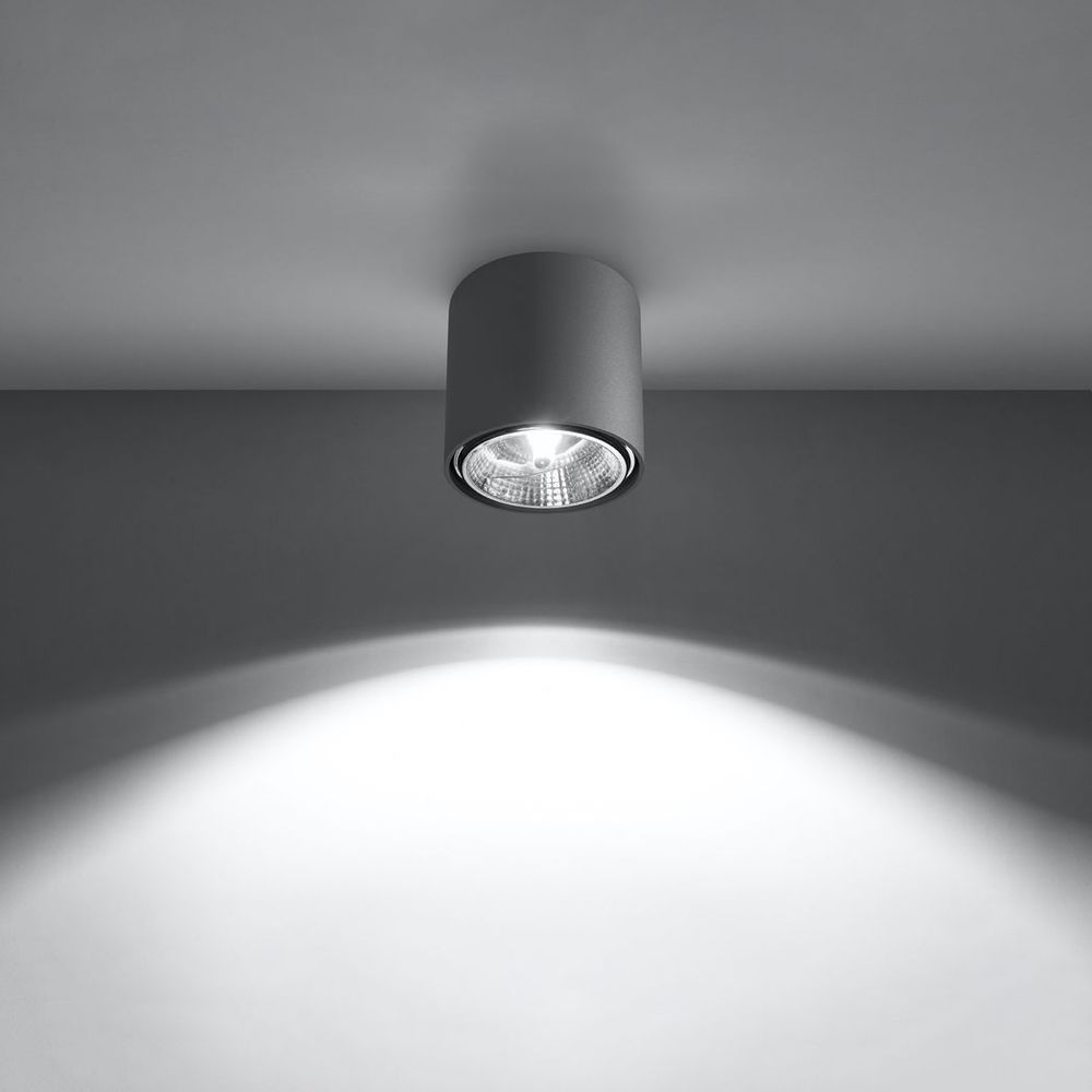 Aluminum GU10 Ceiling Lamp - Modern Design