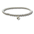 Silver Beaded Bracelet - Stunning Quality, Gift for Girls - Shop Now!